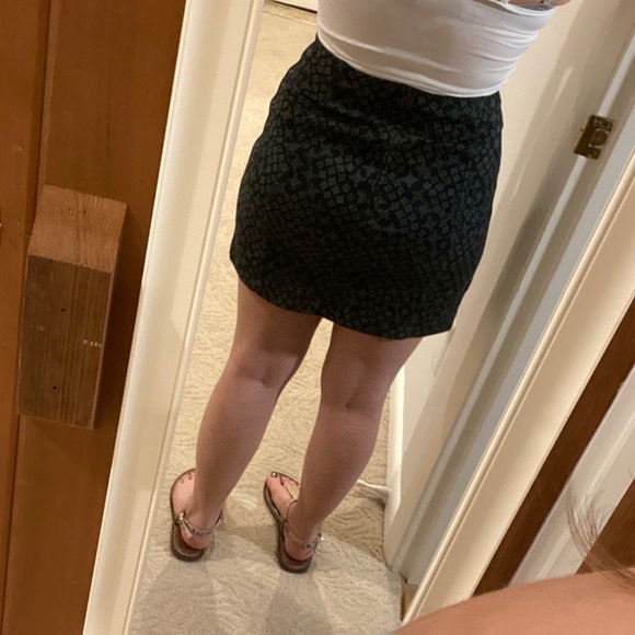 Free People Blue & Green Modern Femme Skirt 4 - Picture 4 of 9